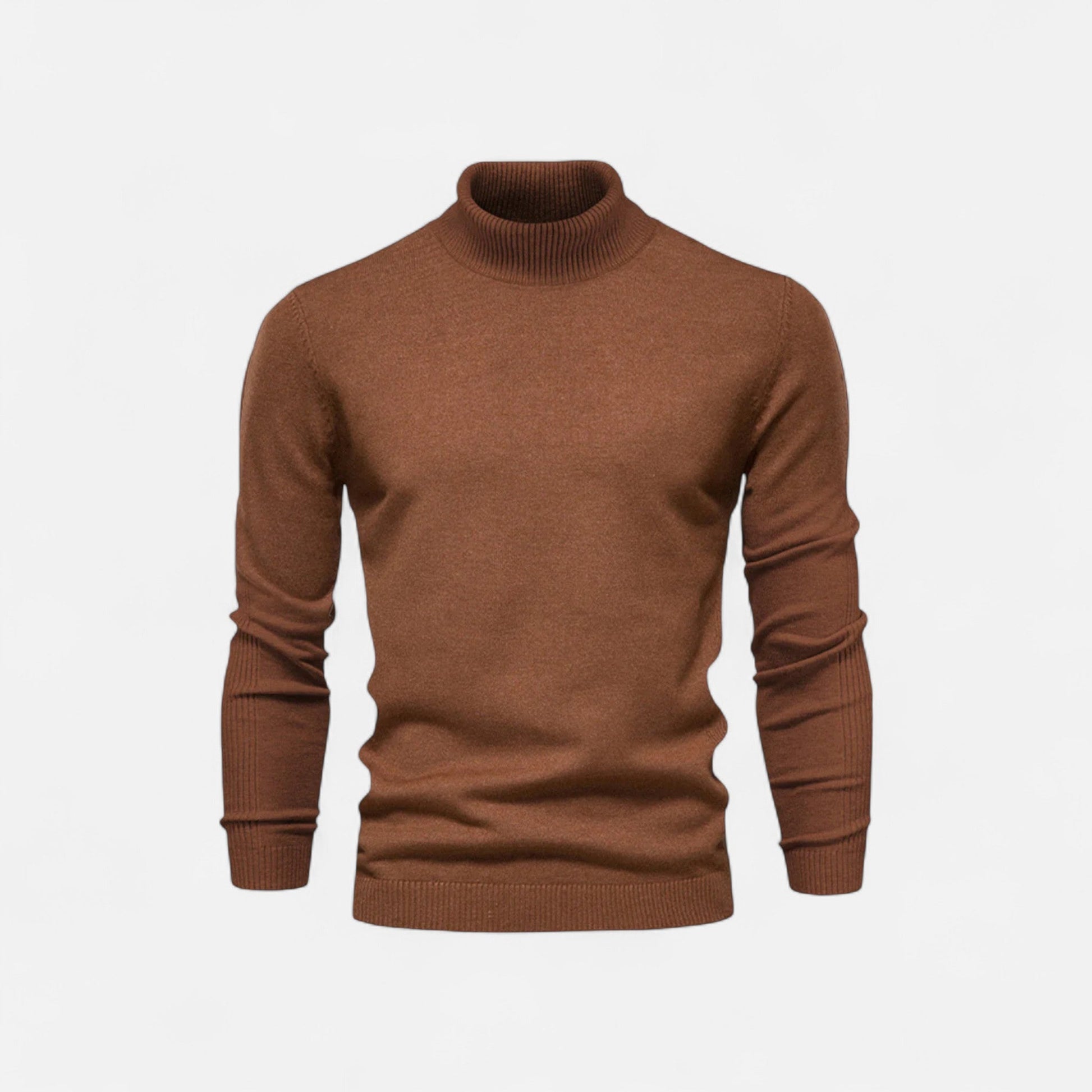 Diego | Suéter de Cuello Alto de Algodón para Hombre con Estilo Atemporal 8