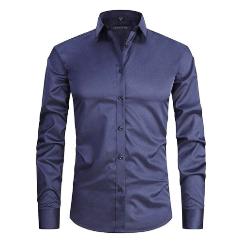 Ethan | Camisa Moderna Elástica para Hombre, Antirarrugas, Corte Ajustado 8