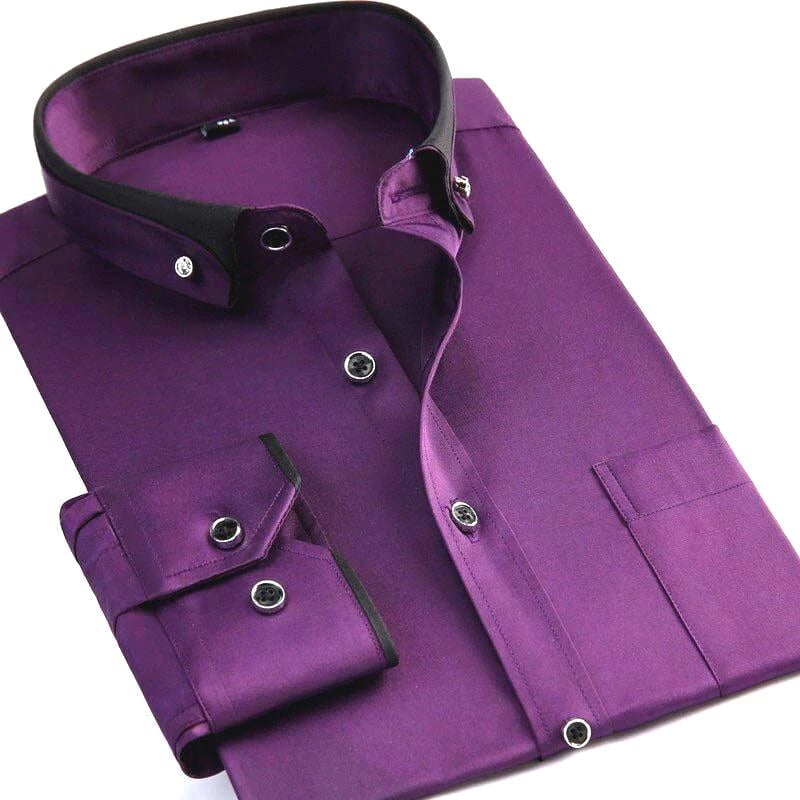 Ethan | Moderno Camisa de Hombre con Cuello en Contraste 3