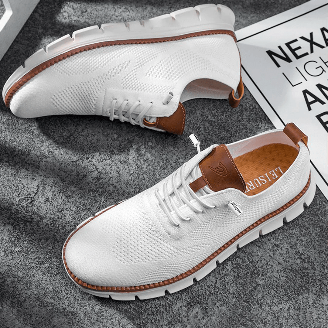 LETTO – Zapatillas ortopédicas transpirables para hombre
