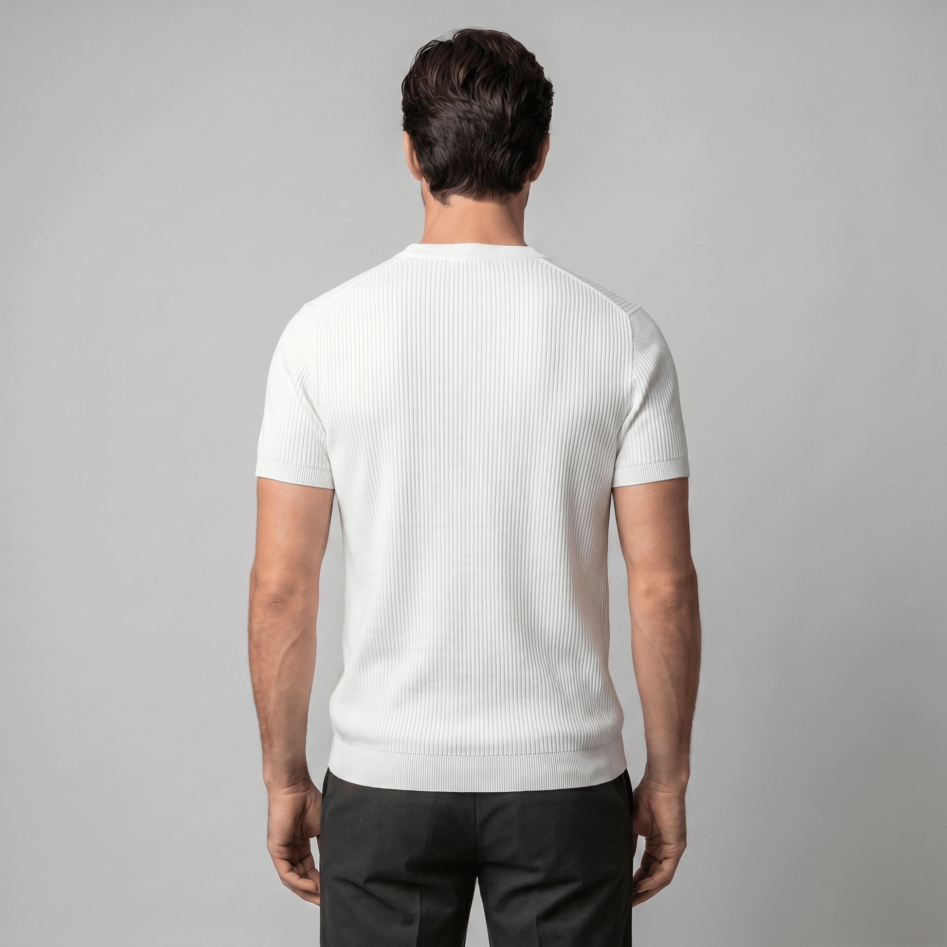 Andrés | Jersey de Punto para Hombre con Textura Vertical - Noa Lagos