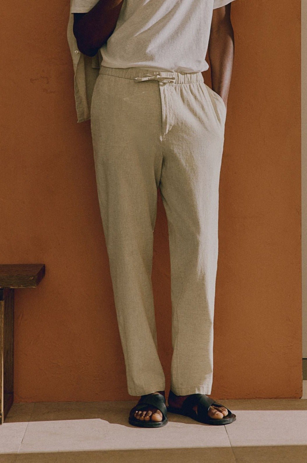 Andrés | Pantalones de Corte Relajado para Hombre con Cintura Elástica - Noa Lagos