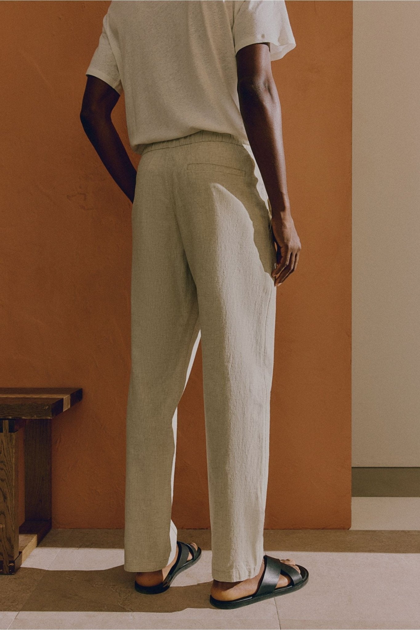 Andrés | Pantalones de Corte Relajado para Hombre con Cintura Elástica - Noa Lagos