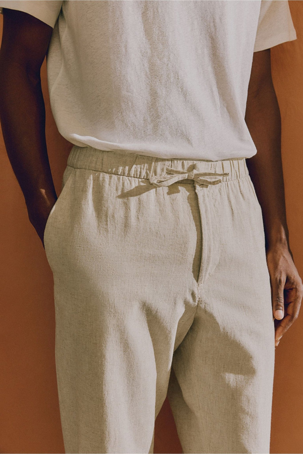 Andrés | Pantalones de Corte Relajado para Hombre con Cintura Elástica - Noa Lagos