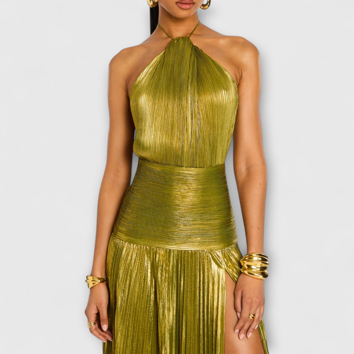 CELESTE Vestido de Noche | Elegante Vestido Largo con Abertura Lateral para Eventos Especiales - Noa Lagos