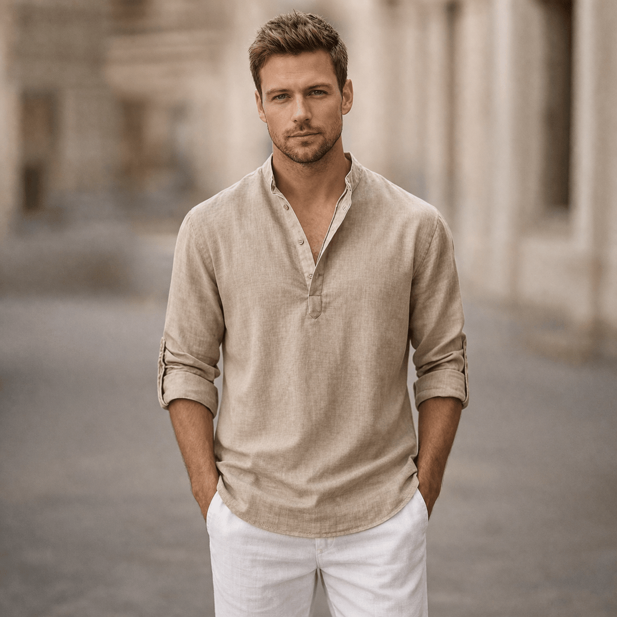 Diego | Camisa Holgada Transpirable para Hombre - Noa Lagos