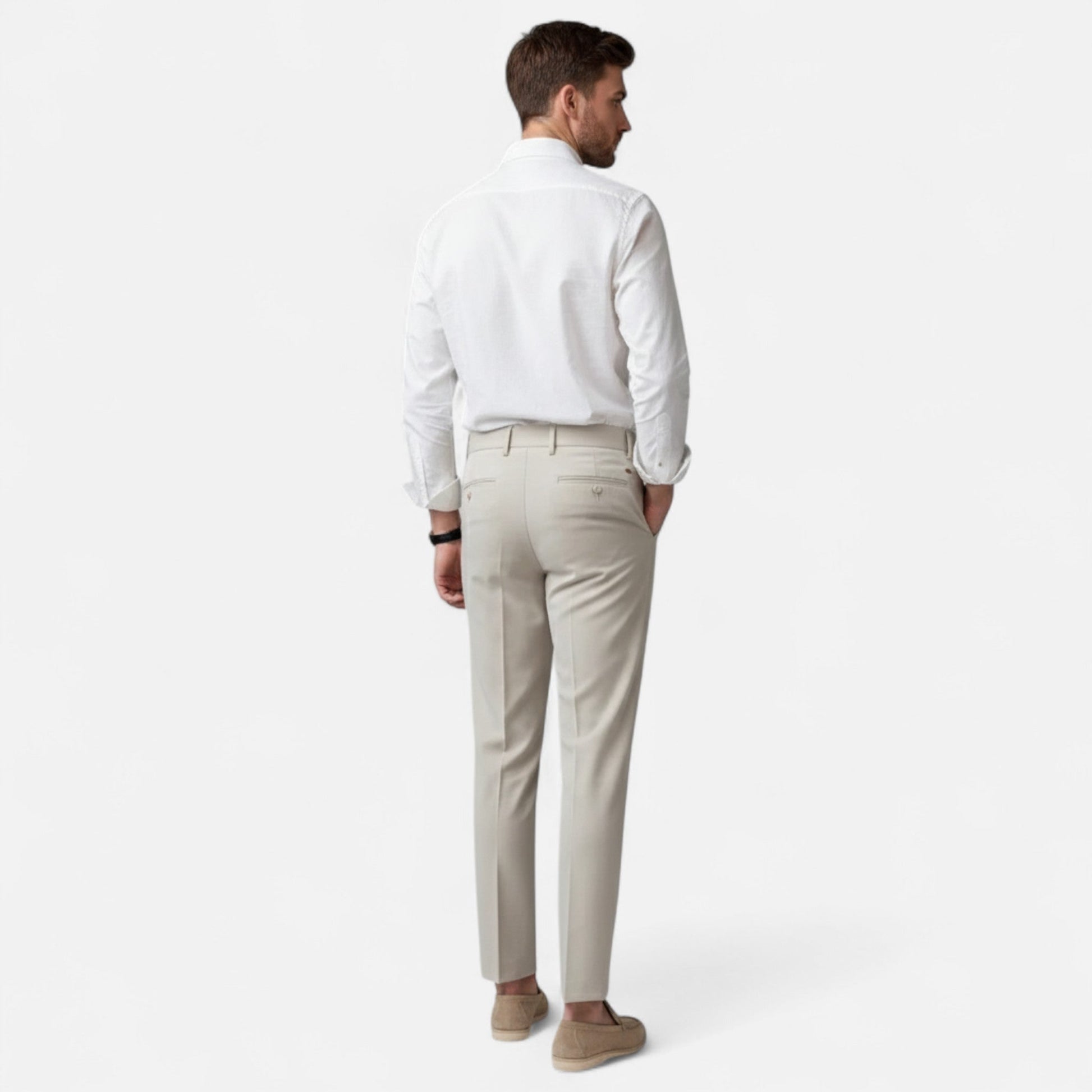 Diego | Pantalón Elegante de Estilo Italiano para Hombre con Corte Refinado y Tejido de Calidad - Noa Lagos