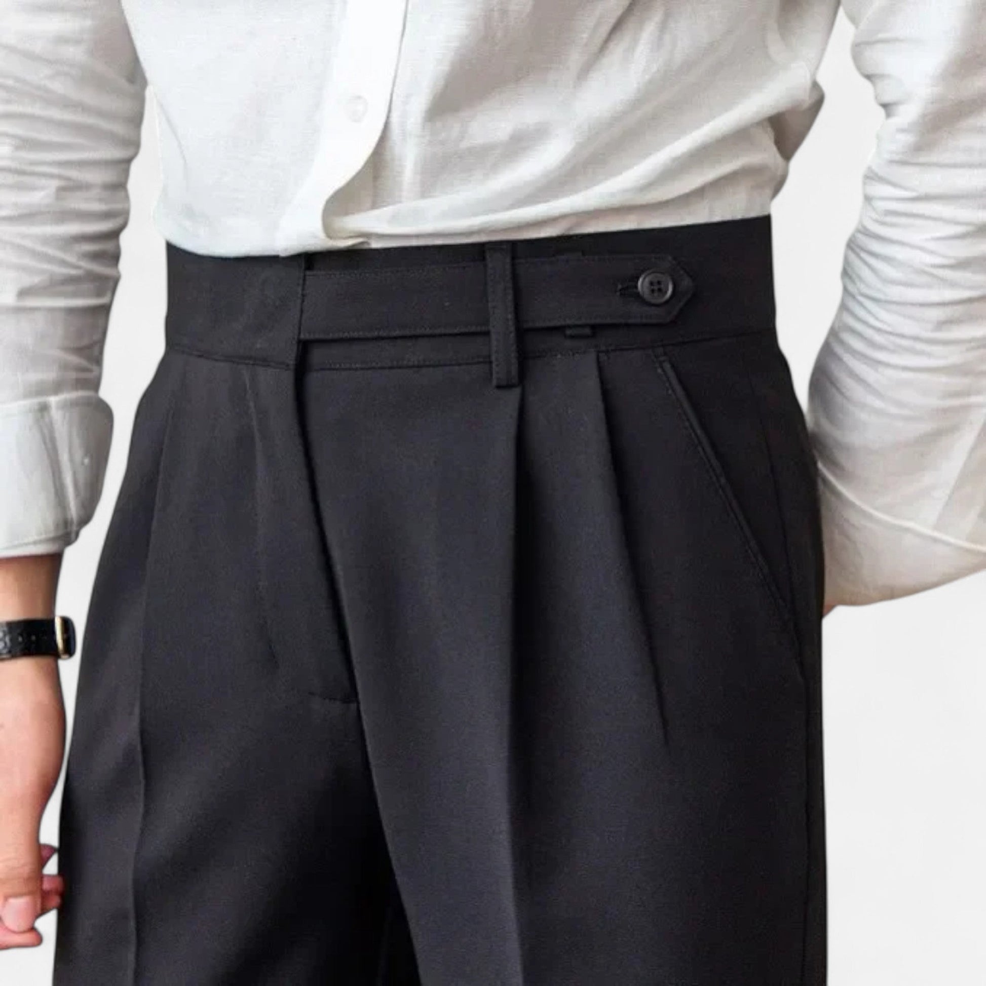 Diego | Pantalón Elegante de Estilo Italiano para Hombre con Corte Refinado y Tejido de Calidad - Noa Lagos