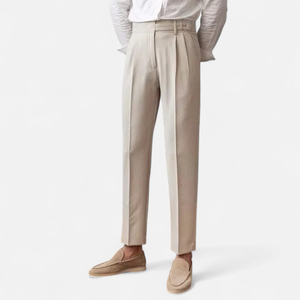 Diego | Pantalón Elegante de Estilo Italiano para Hombre con Corte Refinado y Tejido de Calidad - Noa Lagos