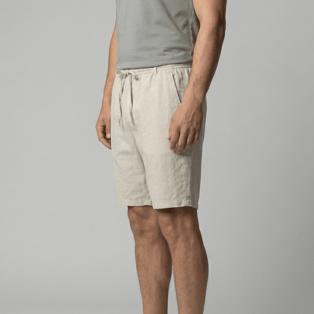 Diego | Pantalones Cortos de Lino para Hombre con Estilo Casual - Noa Lagos