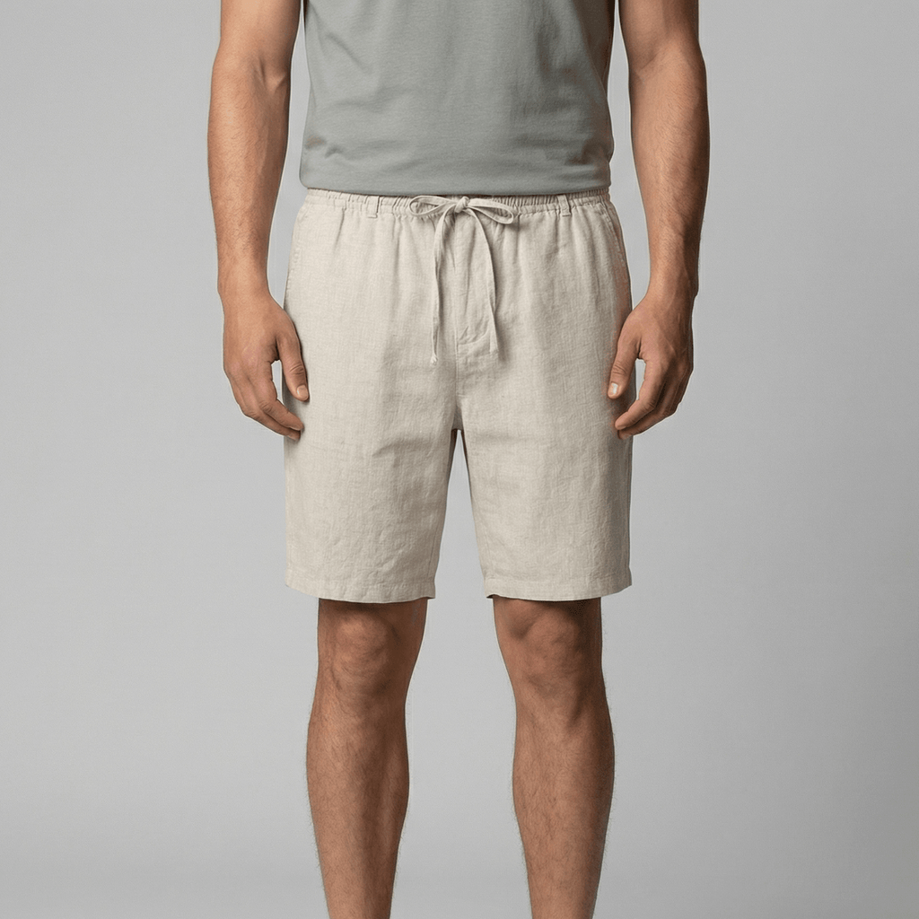 Diego | Pantalones Cortos de Lino para Hombre con Estilo Casual - Noa Lagos