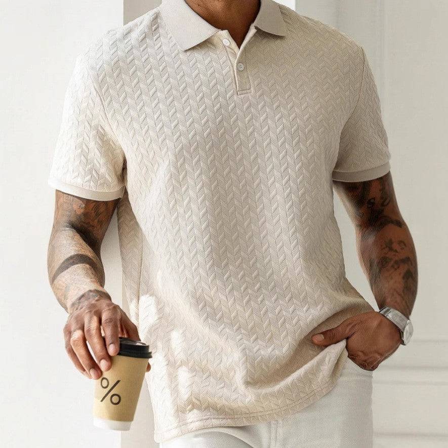 Diego | Polo de Punto de Verano para Hombre con Textura Elegante - Noa Lagos