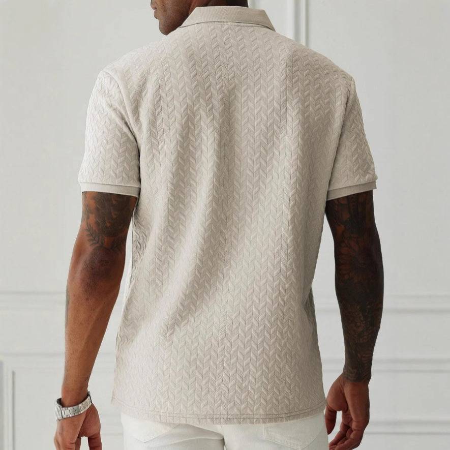 Diego | Polo de Punto de Verano para Hombre con Textura Elegante - Noa Lagos