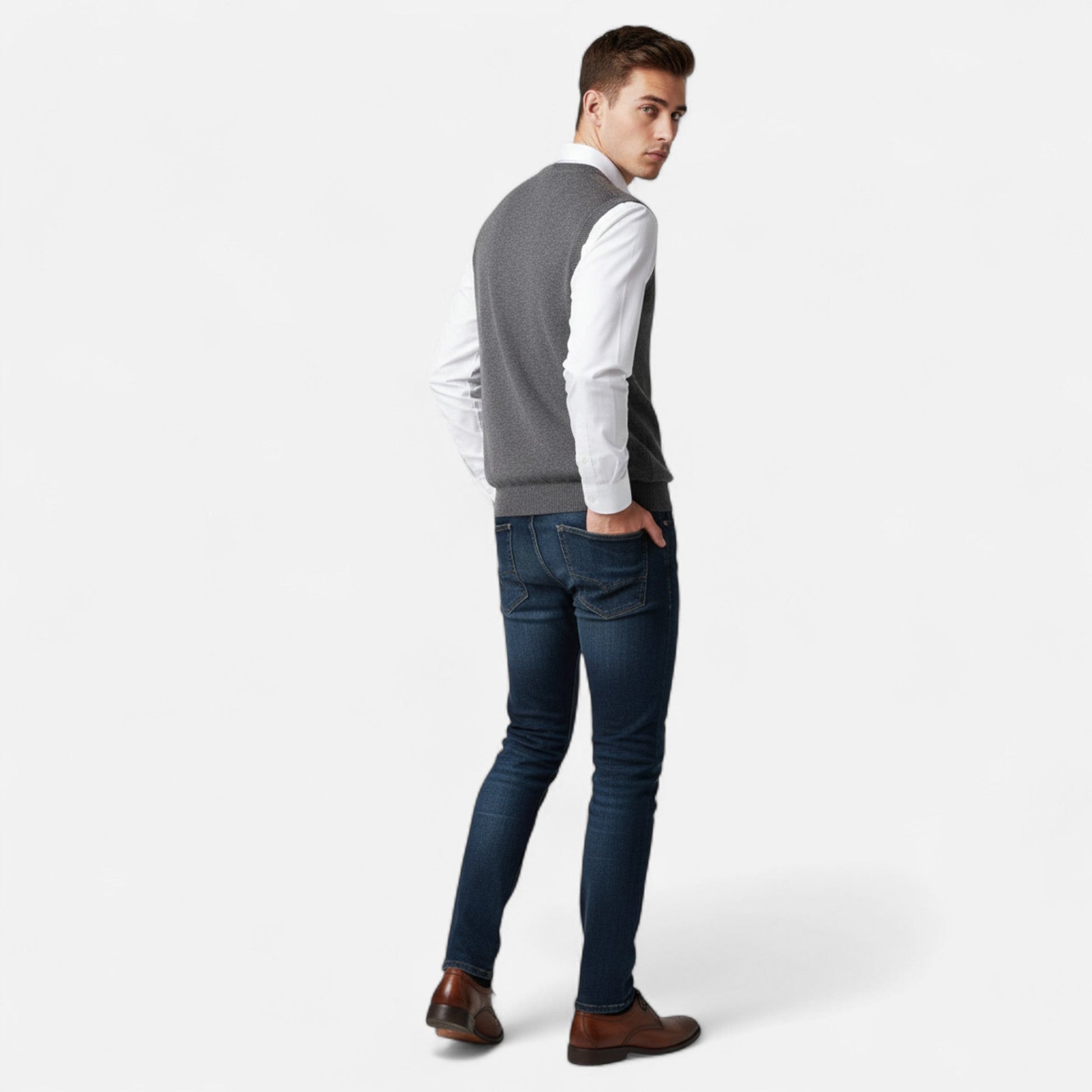 Fernando | Chaleco con Cuello en V para Hombre - Noa Lagos