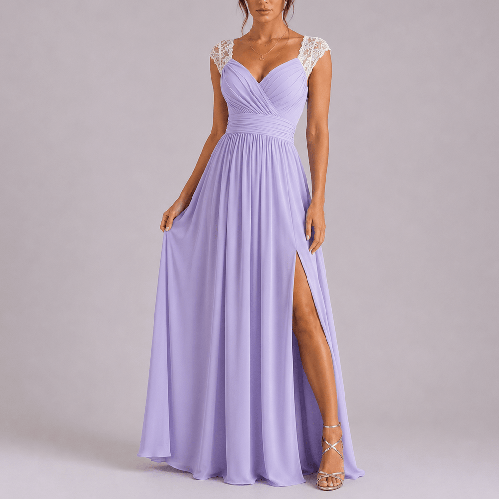 Isabel | Vestido Largo de Noche con Abertura Lateral para Mujer - Noa Lagos