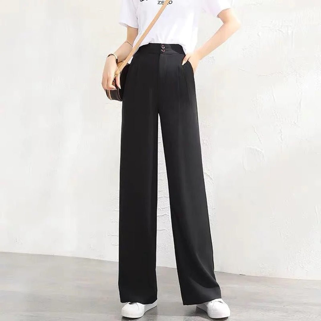 Isabella | Pantalones Anchos de Lino Talle Alto para Mujer - Noa Lagos