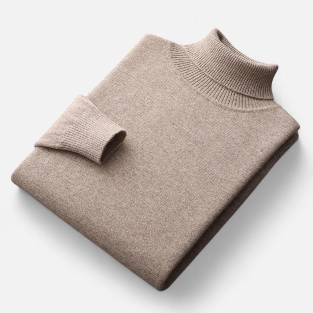Javier | Jersey Cuello Alto de Lana para Hombre Clásico y Elegante - Noa Lagos