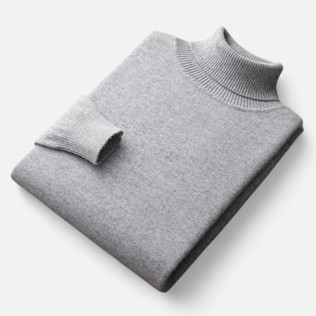 Javier | Jersey Cuello Alto de Lana para Hombre Clásico y Elegante - Noa Lagos