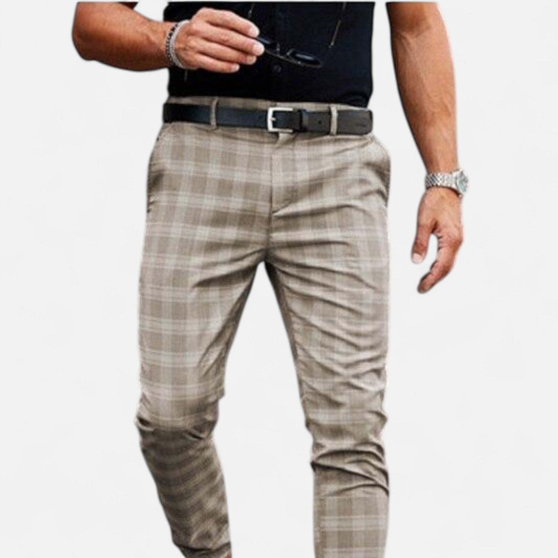 Javier | Pantalón Chino de Cuadros Premium para Hombre - Noa Lagos