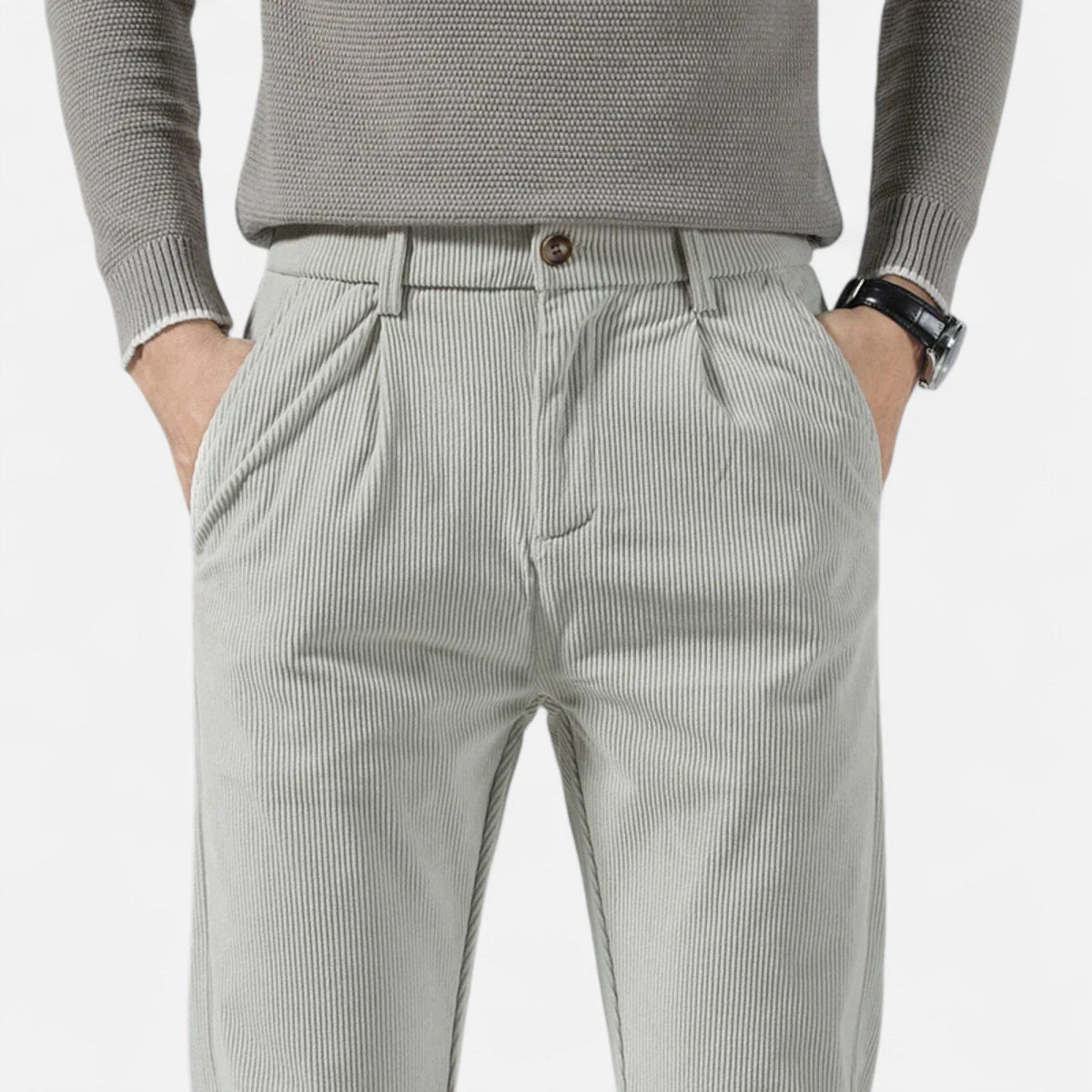 Javier | Pantalones de Pana Clásicos para Hombre con Estilo Versátil - Noa Lagos