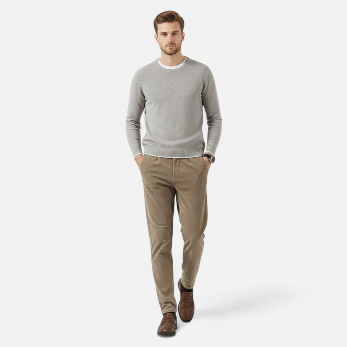 Javier | Pantalones de Pana Clásicos para Hombre con Estilo Versátil - Noa Lagos