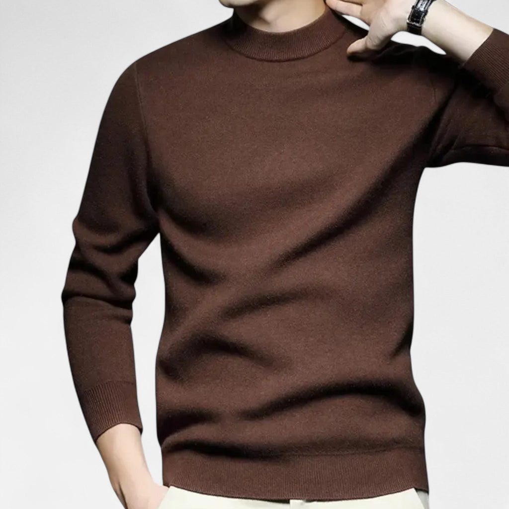 Javier | Suéter de Punto con Cuello Redondo para Hombre de Estilo Atemporal - Noa Lagos
