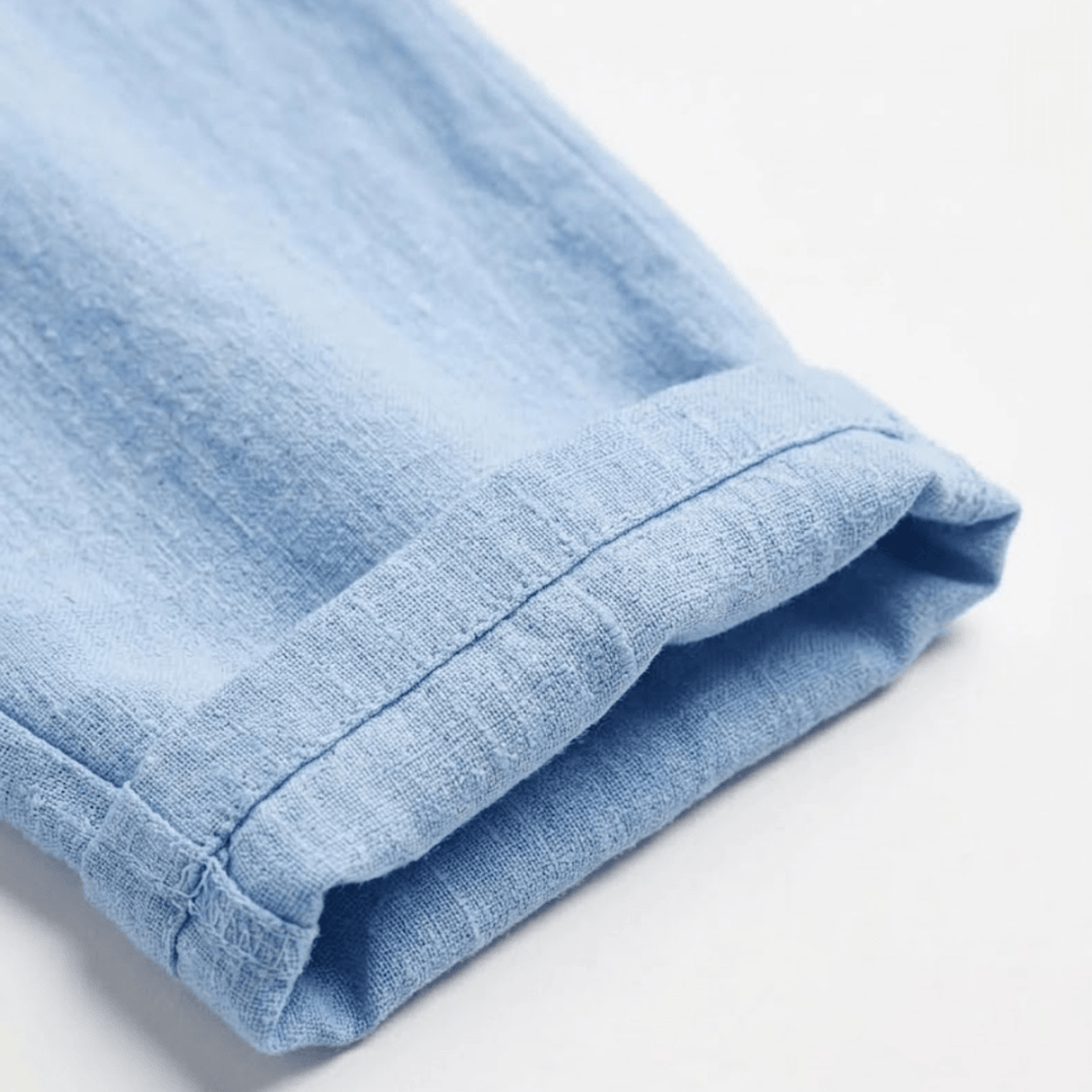 Lucía | Pantalones Holgados de Lino con Cintura Alta para Mujer - Noa Lagos