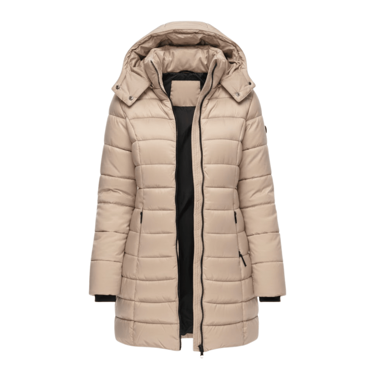 Lucía | Parka Acolchada de Longitud Media para Mujer con Capucha - Noa Lagos