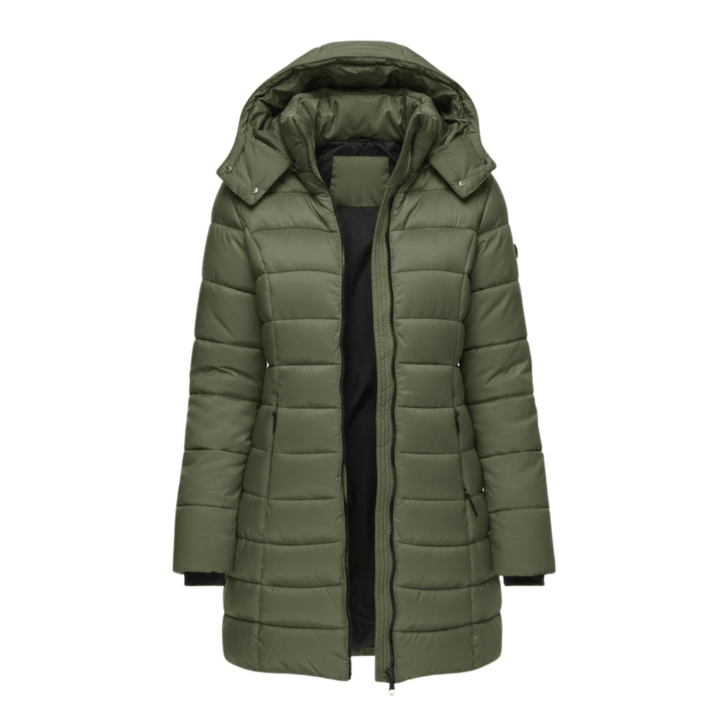 Lucía | Parka Acolchada de Longitud Media para Mujer con Capucha - Noa Lagos
