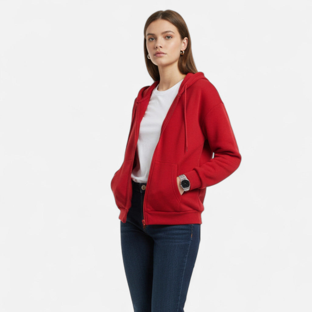 Lucía | Sudadera con Capucha y Cremallera para Mujer con Estilo Urbano - Noa Lagos