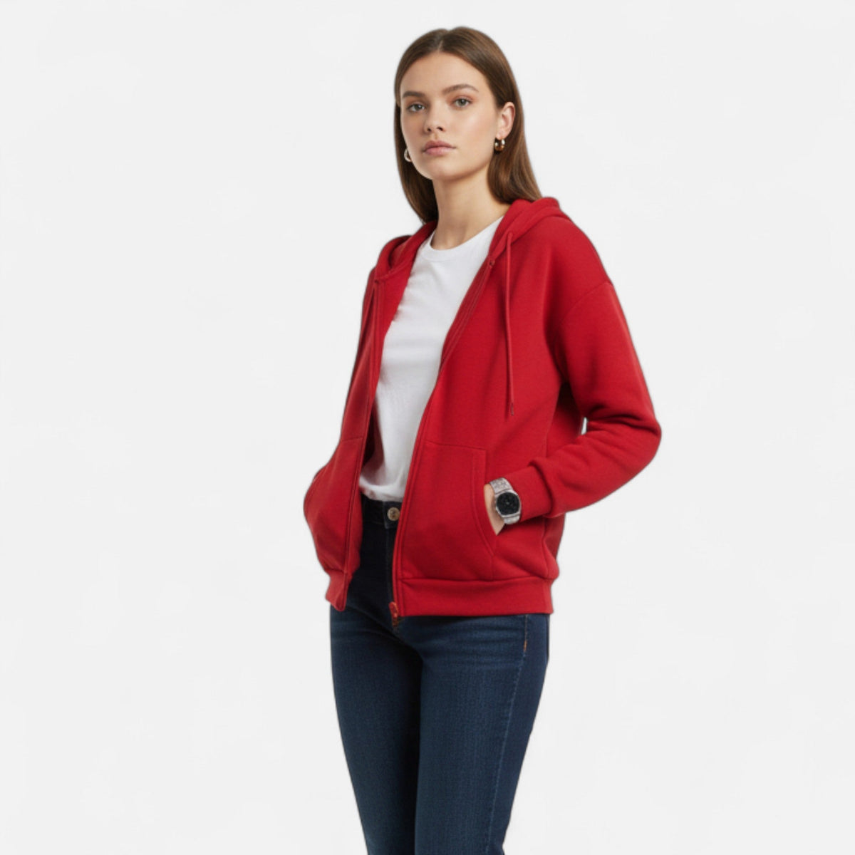 Lucía | Sudadera con Capucha y Cremallera para Mujer con Estilo Urbano - Noa Lagos