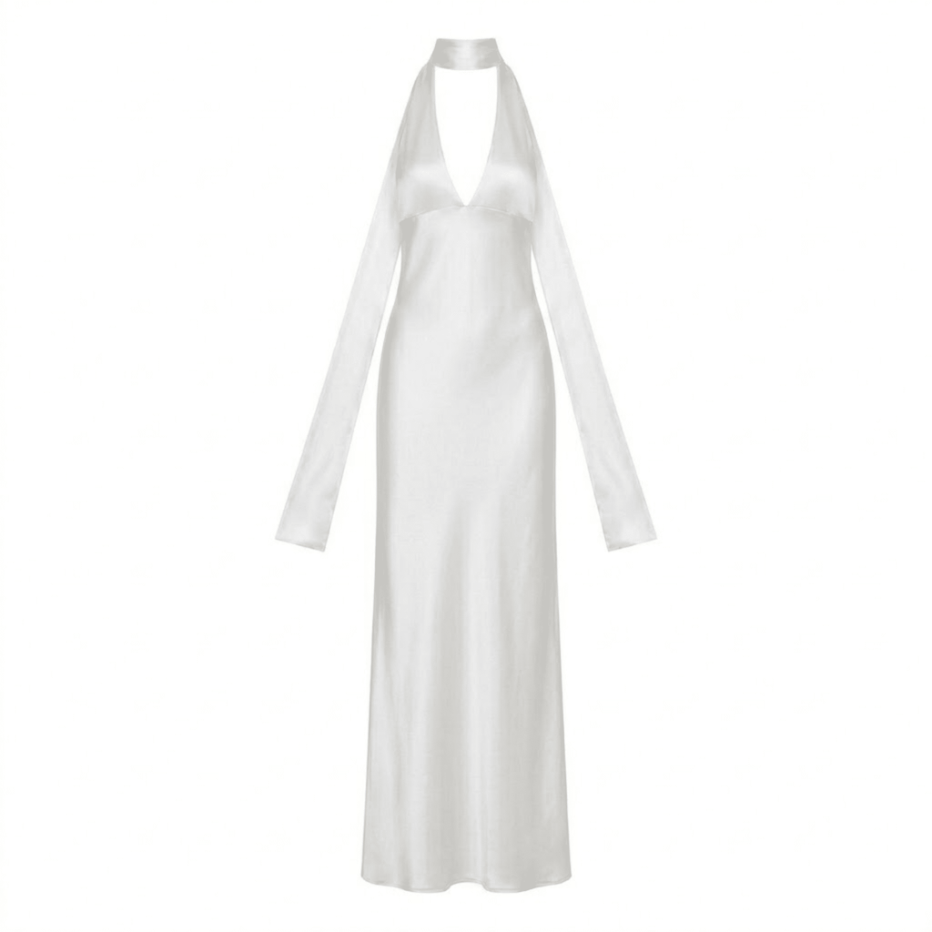 Lucía | Vestido Largo de Noche con Escote Pronunciado para Mujer - Noa Lagos