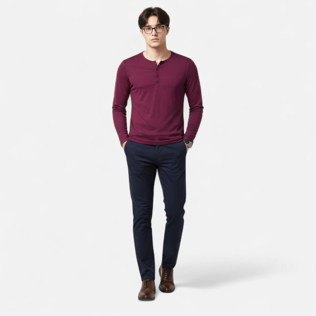 Luis | Camisa de Algodón para Hombre con Manga Larga - Noa Lagos