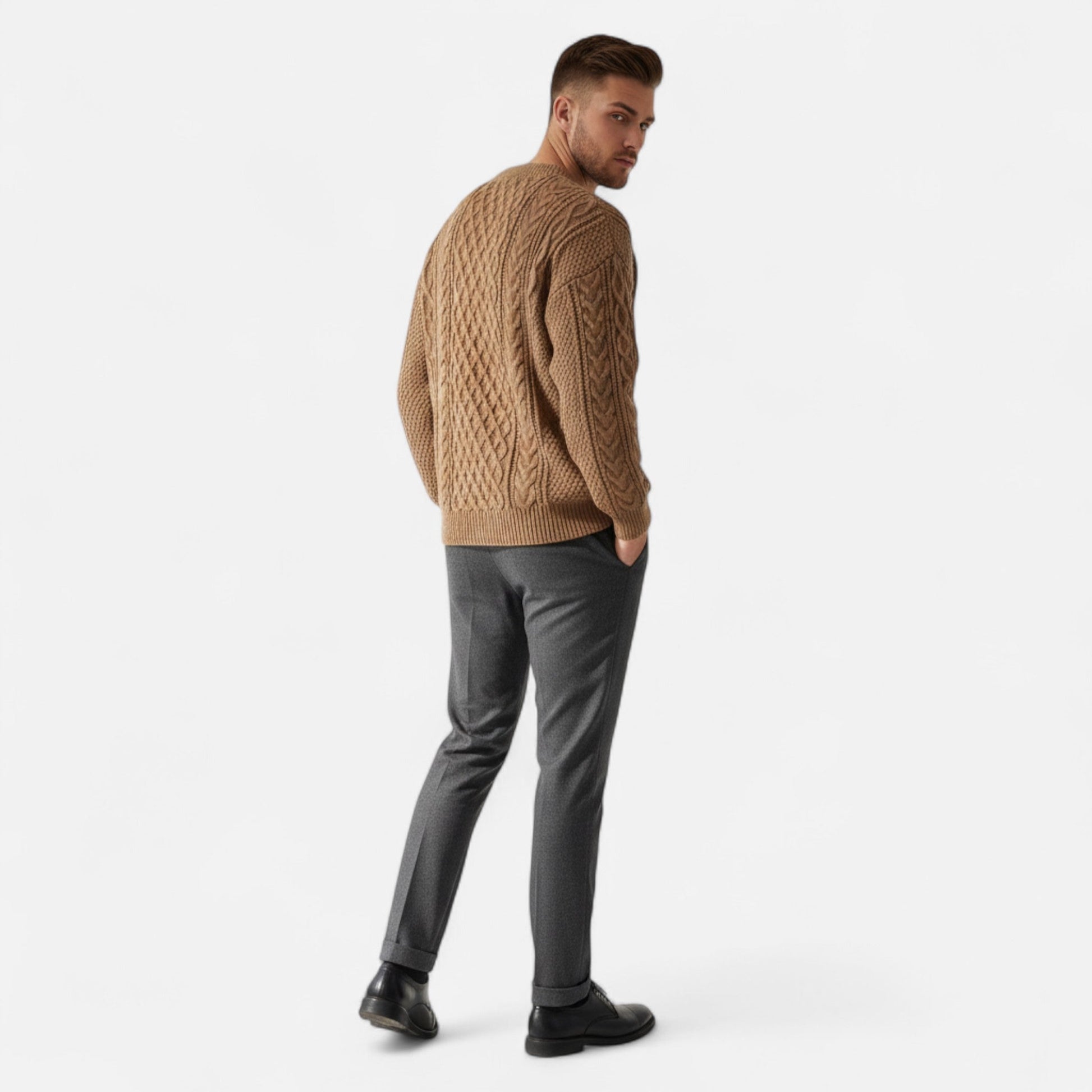 Santiago | Jersey Clásico de Lana Premium para Hombre - Noa Lagos