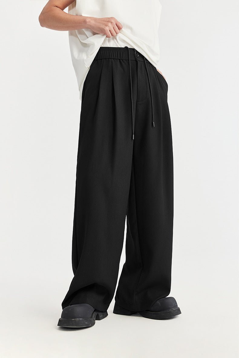 Santiago | Pantalones de Lino de Pierna Ancha con Cordón para Hombre - Noa Lagos