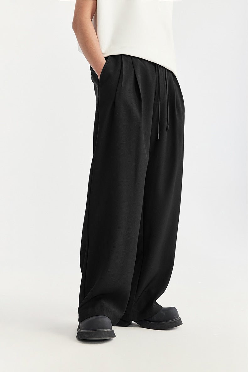 Santiago | Pantalones de Lino de Pierna Ancha con Cordón para Hombre - Noa Lagos