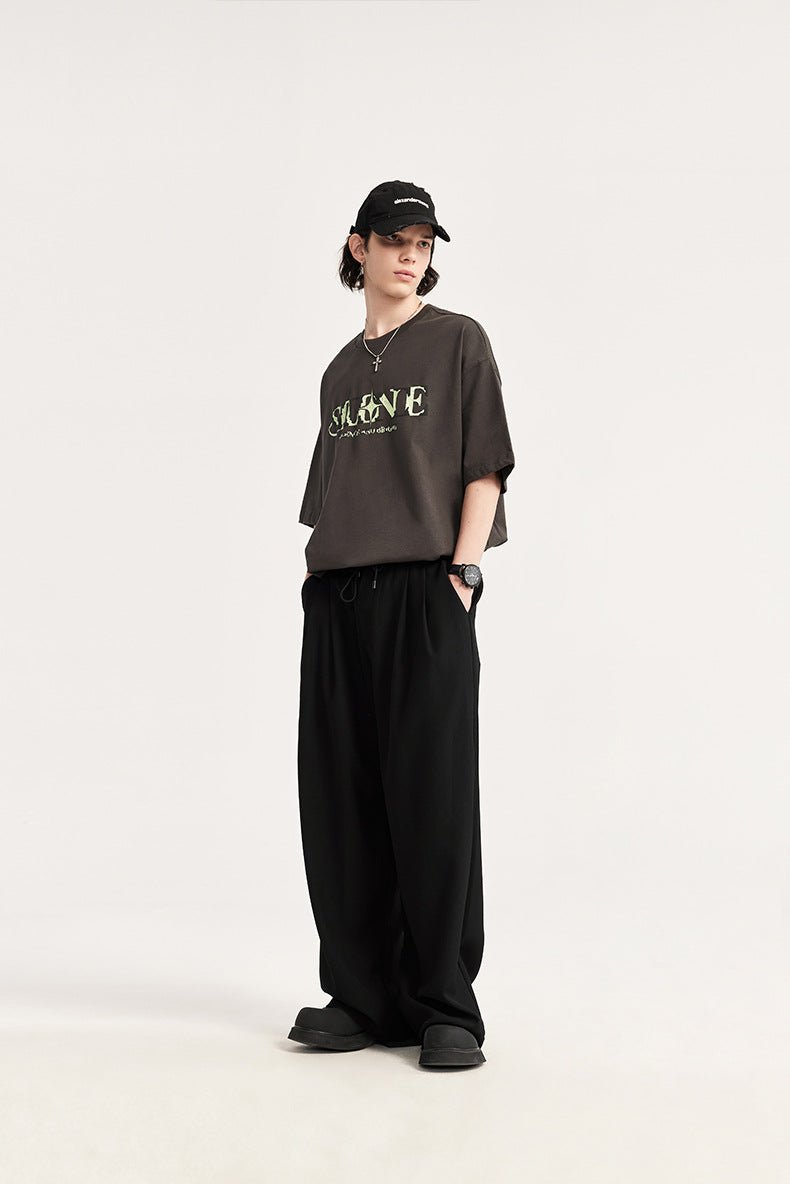 Santiago | Pantalones de Lino de Pierna Ancha con Cordón para Hombre - Noa Lagos