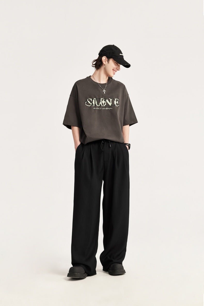Santiago | Pantalones de Lino de Pierna Ancha con Cordón para Hombre - Noa Lagos