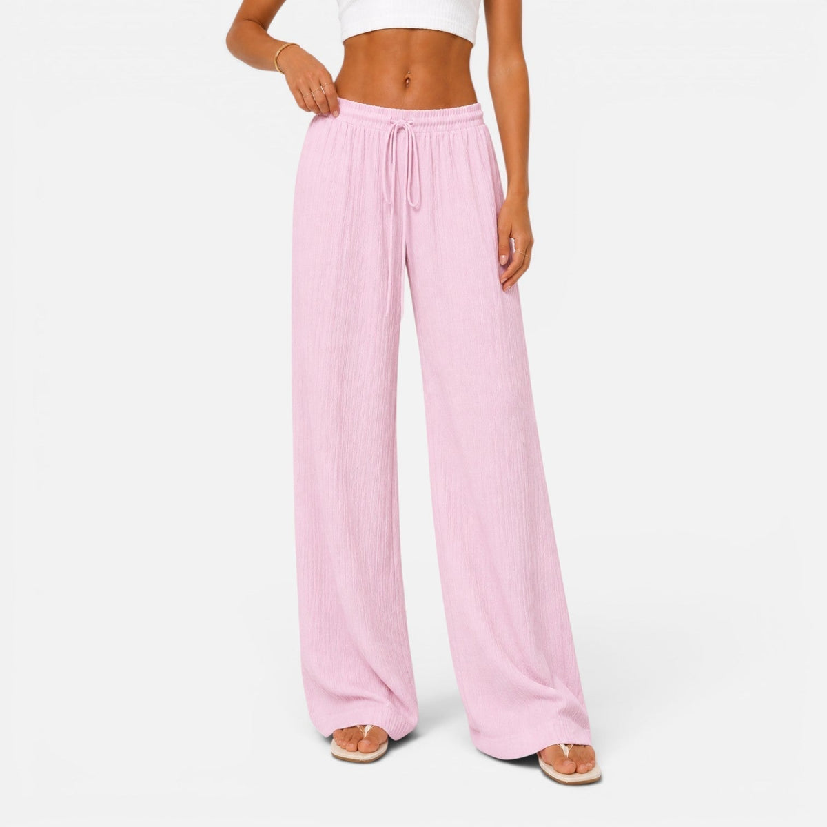 Sofía | Pantalón Palazzo Ajustable para Mujer con Cintura Elástica - Noa Lagos